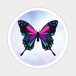 Pretty Purple Butterfly Magnet